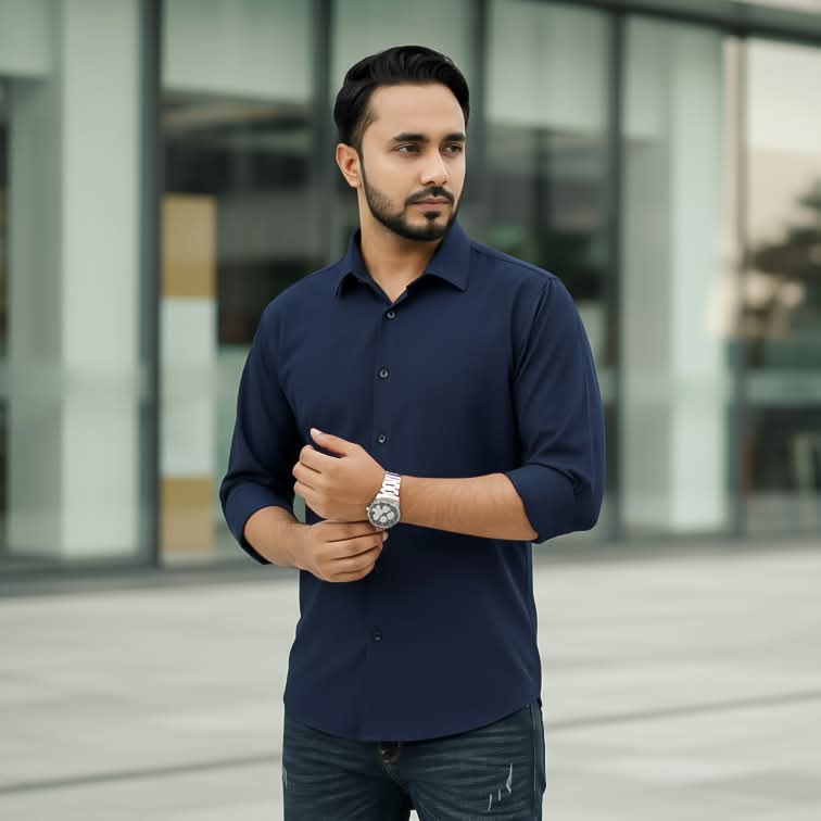 Premium Slim Fit Cotton Shirt For Men