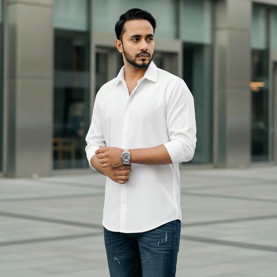 Premium Slim Fit Cotton Shirt For Men
