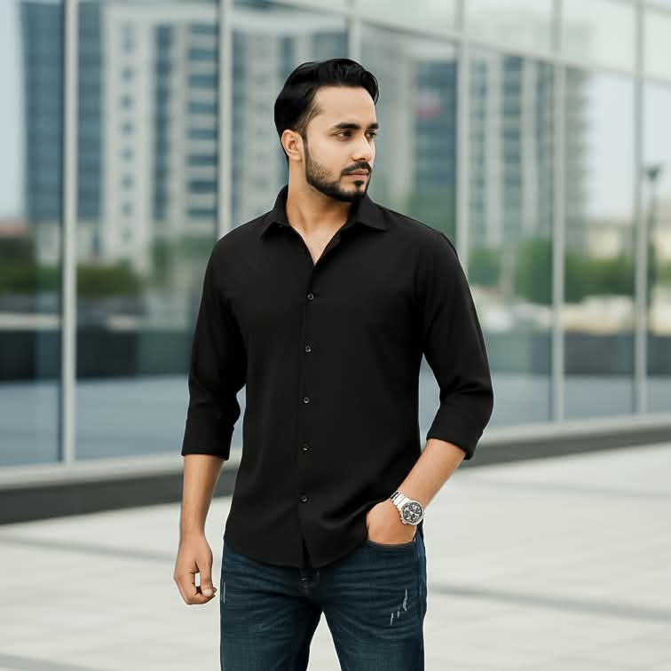 Premium Slim Fit Cotton Shirt For Men