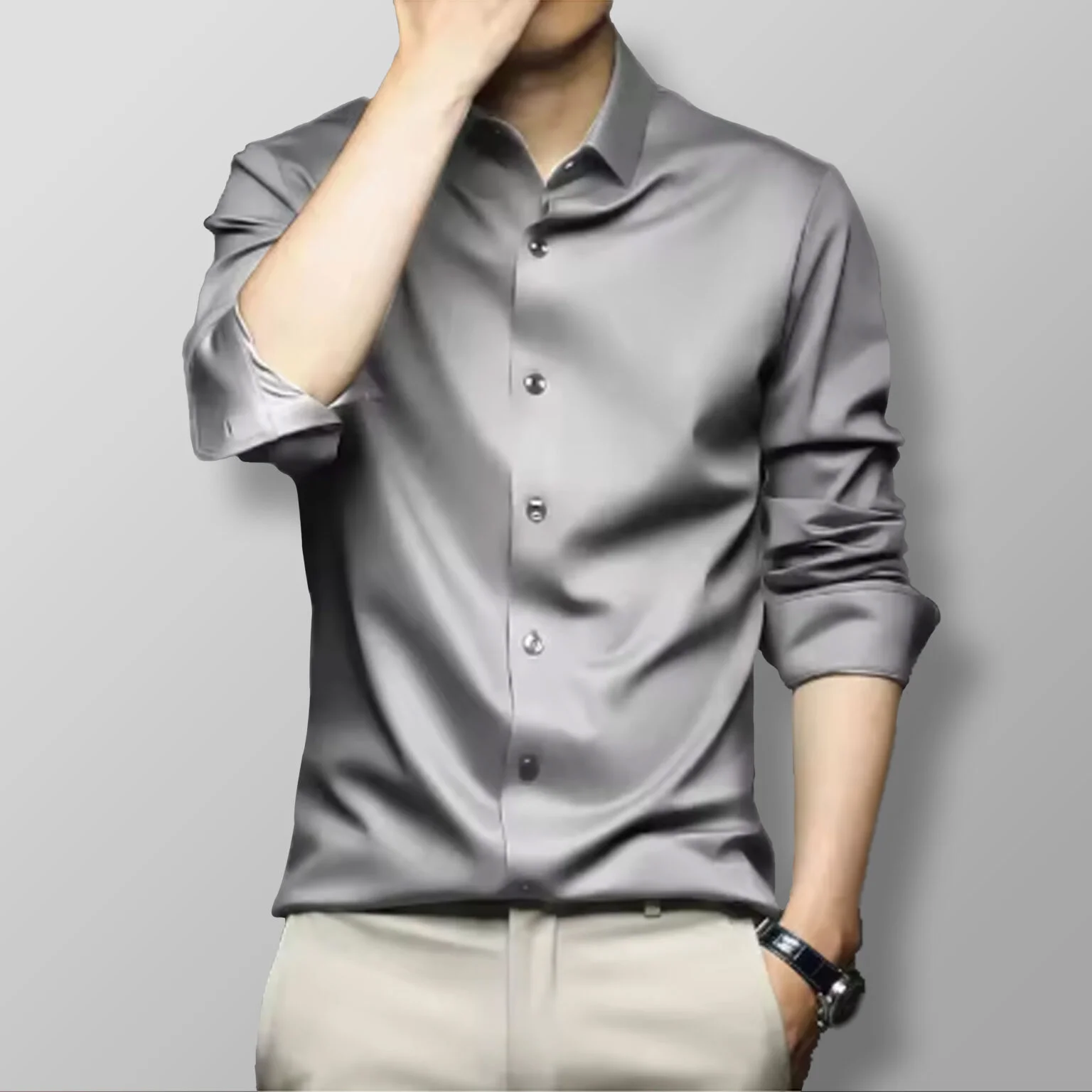 Premium Slim Fit Cotton Shirt For Men6